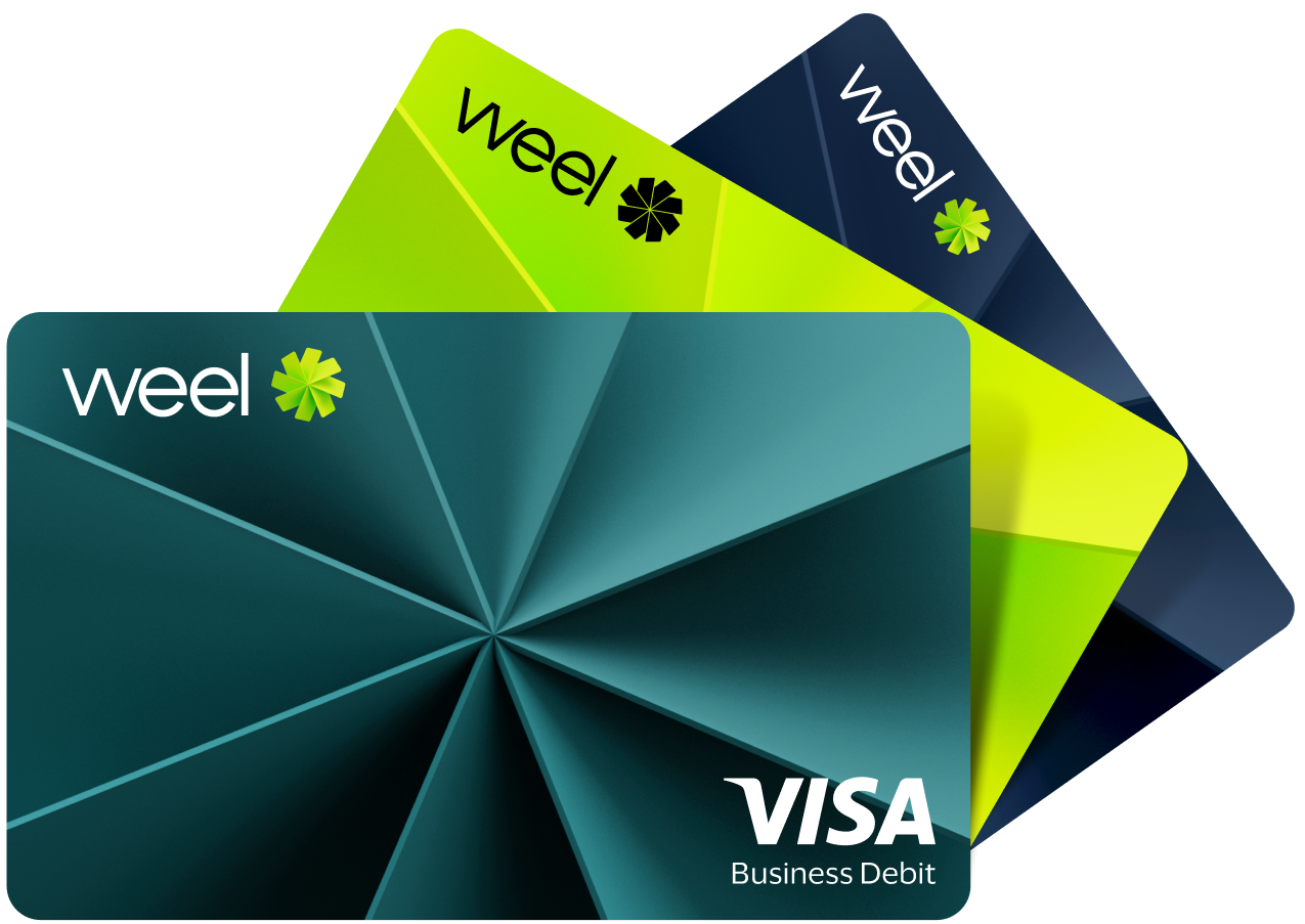 Visa card stack